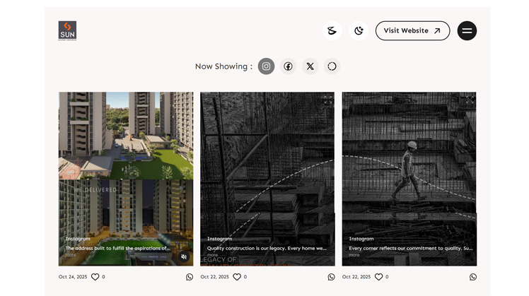 Sunbuilders Social Media 3.0