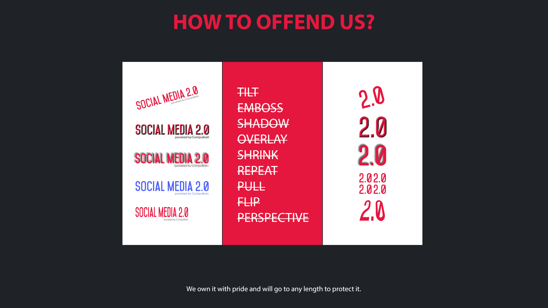 Social Media 2.0 - How to offend Us?